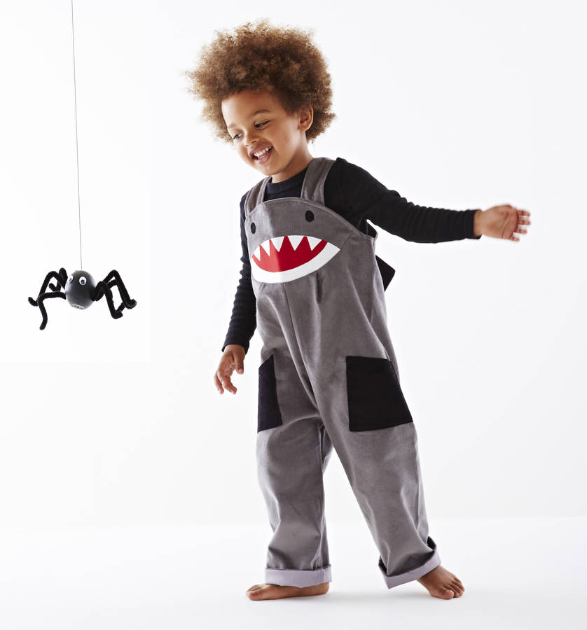 Shark Dungarees Costume, 1 of 6
