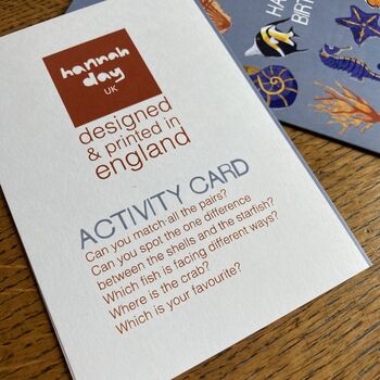 Children's Birthday Card With Activities, 3 of 4