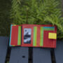 Personalised Small Mutlicolour Red Leather Purse Rfid Protected, thumbnail 4 of 9