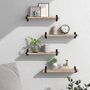 Wooden Wall Mounted Floating Shelves Storage, thumbnail 1 of 10