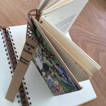 'Doctor In Clover' Upcycled Notebook, 2 of 4