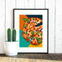 Pizza Art Print, thumbnail 3 of 4