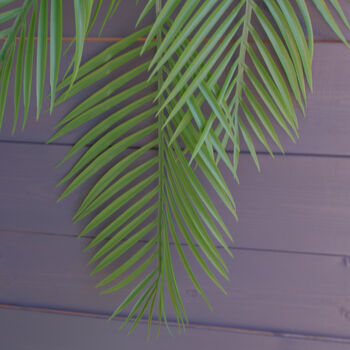 120cm Artificial Hanging Palm Leaf Plant, 3 of 6