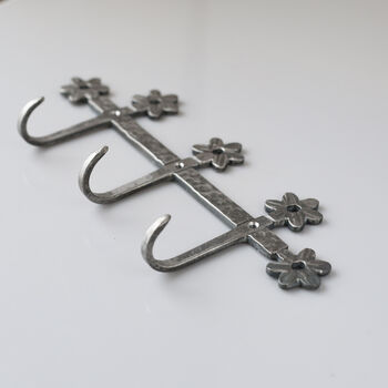 Handmade Iron Coat Rack Hooks. Choice Of Three Designs, 9 of 12