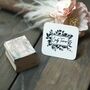 Botanical Rubber Stamp With Signature Name, thumbnail 2 of 4