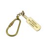 Personalized Brass Cricket Bat Keyring, thumbnail 3 of 9