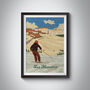 Les Menuires Ski Resort France Travel Poster Art Print, thumbnail 1 of 8