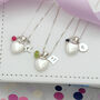 Childs Silver Heart Locket Personalised With Birthstone, thumbnail 6 of 10