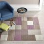 Area Rug Machine Woven Rectangle Beige Purple, thumbnail 1 of 12