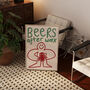 Beers After Work Doodle Kitchen Wall Art Print, thumbnail 9 of 11