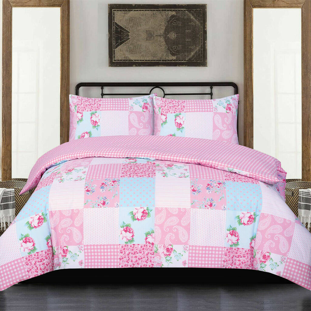 Floral Patchwork Effect Duvet Cover And Pillowcases By Air Armor