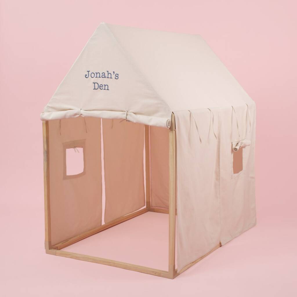 Image of Personalised Kids Concept Cream Play House Tent