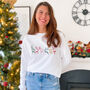 Colourful Reindeers Christmas Jumper For Her And Him, thumbnail 9 of 10