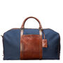 Canvas/Leather Large Luggage Bag. ' The Giovane L', thumbnail 8 of 10