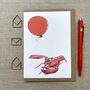 Personalised Lobster Birthday Card, thumbnail 1 of 5