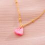 Personalised Mini Heart Initial Necklace, thumbnail 3 of 12