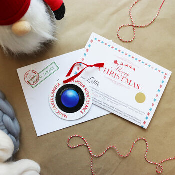 Personalised Letter From Santa With Santa Camera Bauble, 6 of 6