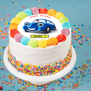 3D Lightning Mcqueen Car Birthday Cake | cakewaves