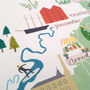 A3 Illustrated Cotswolds Map Art Print, thumbnail 4 of 4