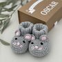 Baby Cashmere Mouse Booties, thumbnail 2 of 6