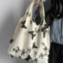 Canvas Butterfly Lightweight Back To School Tote Bag, thumbnail 1 of 4