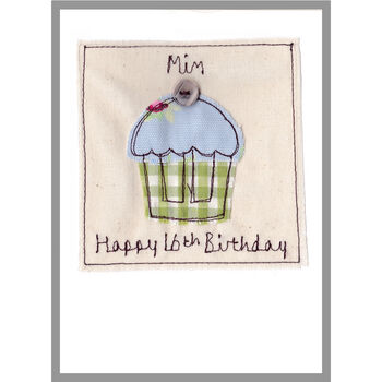Personalised 16th Birthday Cake Card For Girl, 2 of 8