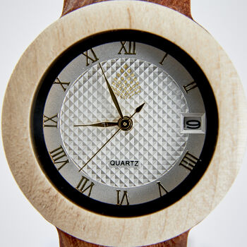 The Hazel: Handmade Natural Wood Wristwatch, 5 of 8
