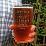 Personalised World's Best Pint Glass, thumbnail 1 of 2