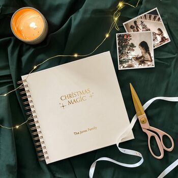 Personalised 'Christmas Magic' Memory Book For Families, 10 of 11