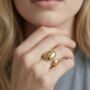 Kin Gold Statement Open Ring, thumbnail 2 of 6