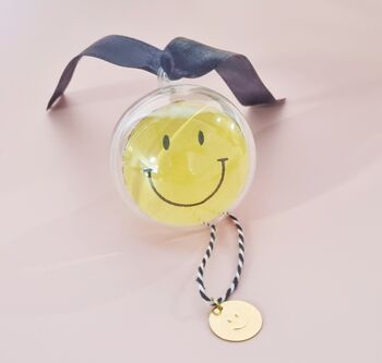 Personalised Smiley Face Charm Bracelet Bauble, 2 of 7