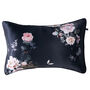 Silk Pillowcase Midnight Fleur Japonaise Blue, thumbnail 5 of 7