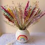 Rainbow Dried Flowers With Vase, thumbnail 5 of 5