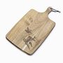 Personalised Basenji Engraved Acacia Serving Board, thumbnail 2 of 2