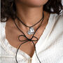 Molten Heart Cord Necklace, thumbnail 1 of 3