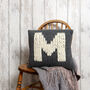 Monogram Cushion Easy Knitting Kit, thumbnail 1 of 10
