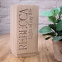 Personalised Wooden 'Light Of My Life' Candle Holder, thumbnail 1 of 3