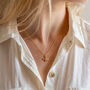 Gold Vermeil Bee Necklace, thumbnail 3 of 7