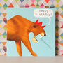 Sabre Toothed Tiger Happy Birthday Card, thumbnail 1 of 6