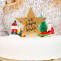 'Tis The Season To Sparkle' Christmas Star Cake Topper, thumbnail 1 of 6