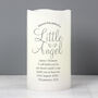 Personalised Little Angel LED Candle, thumbnail 2 of 2