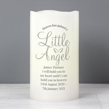 Personalised Little Angel LED Candle, 2 of 2