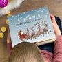 Personalised Name Wooden Christmas Eve Box Reindeer, thumbnail 2 of 3