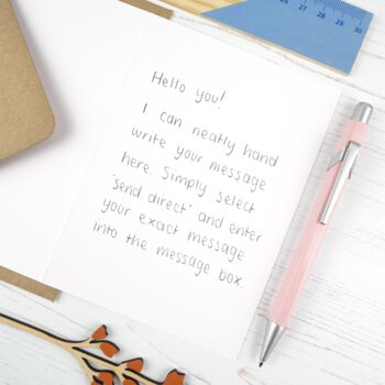Hello Little Girl New Baby Card, 6 of 6