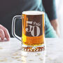 50th Birthday Personalised Beer Tankard Glass, thumbnail 5 of 6