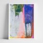 Multi Coloured Abstract Riso Print, thumbnail 5 of 7