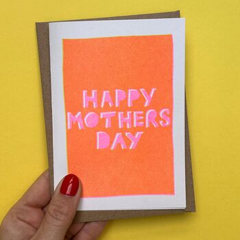 Happy Mother's Day Bright Risograph Card, 2 of 3