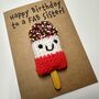 Personalised Fab Lolly Crochet Birthday Card Handmade, thumbnail 7 of 10