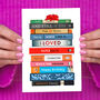 Personalised Books Birthday Card, thumbnail 1 of 3