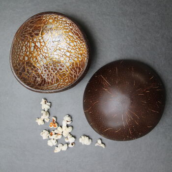 Gold Pattern Coconut Shell Snack / Buddha Bowl, 10 of 12